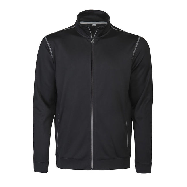 Black - Front - Printer Mens Duathlon Sweat Jacket