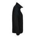 Black - Side - Projob Womens-Ladies Microfleece Jacket