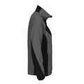 Gray - Side - Projob Womens-Ladies Microfleece Jacket
