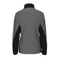 Stone - Back - Projob Womens-Ladies Microfleece Jacket