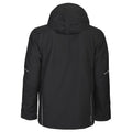 Black - Back - Projob Mens Functional Padded Jacket