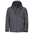 Gray - Front - Projob Mens Functional Padded Jacket