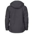 Gray - Back - Projob Mens Functional Padded Jacket