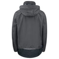 Gray - Back - Projob Mens Waterproof Jacket
