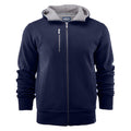 Navy - Front - James Harvest Mens Parkwick Hooded Jacket