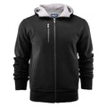 Black - Front - James Harvest Mens Parkwick Hooded Jacket