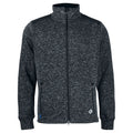 Black - Front - Projob Mens Heathered Fleece Jacket