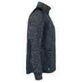 Black - Lifestyle - Projob Mens Heathered Fleece Jacket