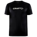 Black - Front - Craft Mens Core Unify Logo T-Shirt