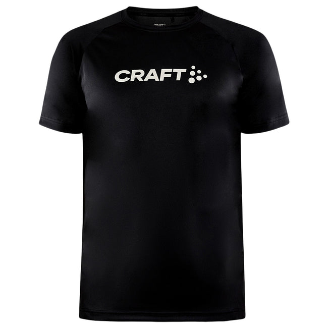 Black - Front - Craft Mens Core Unify Logo T-Shirt