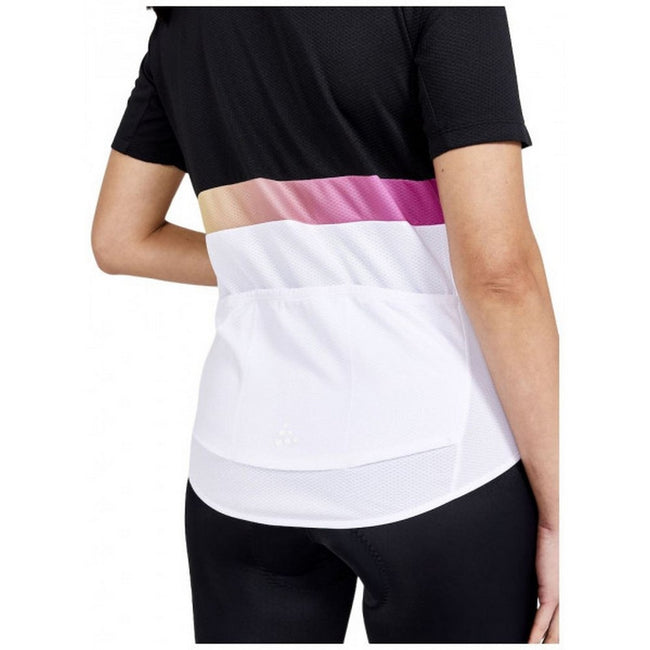 Black-White - Back - Craft Womens-Ladies Core Endur Jersey
