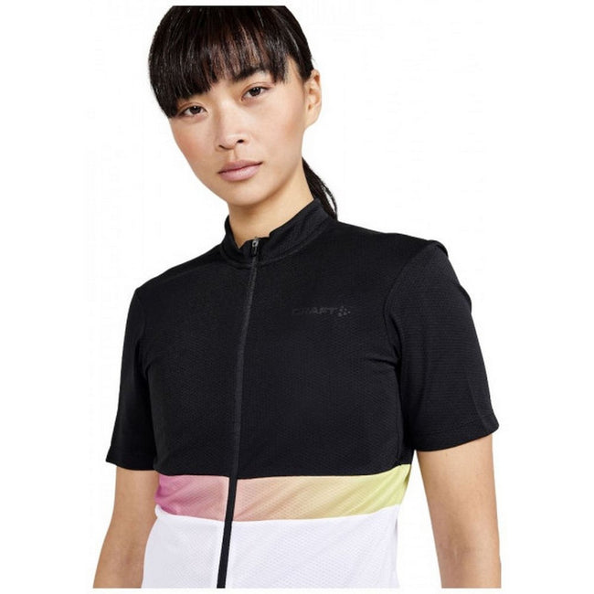 Black-White - Pack Shot - Craft Womens-Ladies Core Endur Jersey