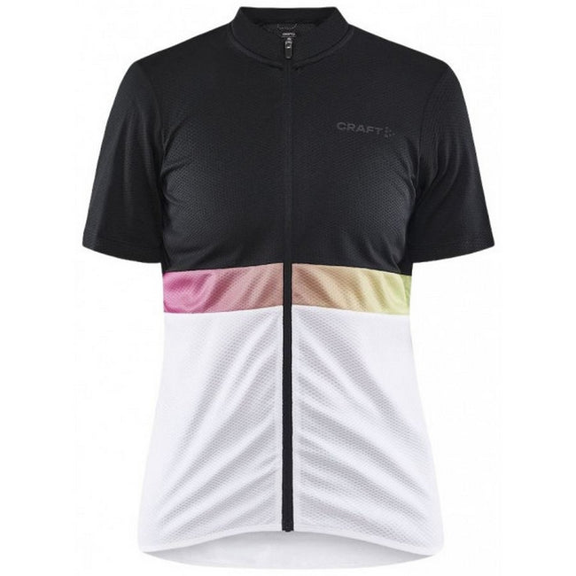 Black-White - Front - Craft Womens-Ladies Core Endur Jersey