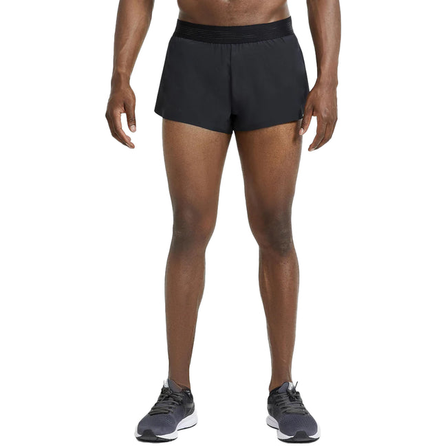 Black - Side - Craft Mens Pro Hypervent Split Hem Shorts