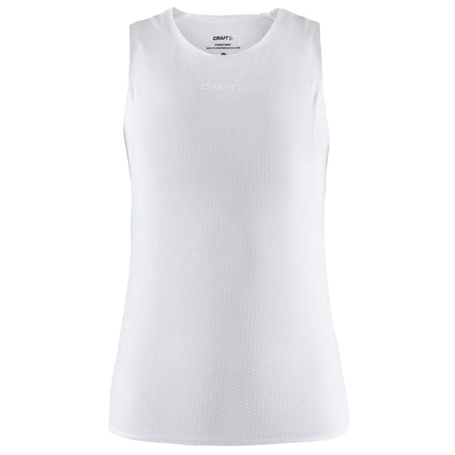 White - Front - Craft Womens-Ladies Pro Dry Sleeveless Base Layer Top