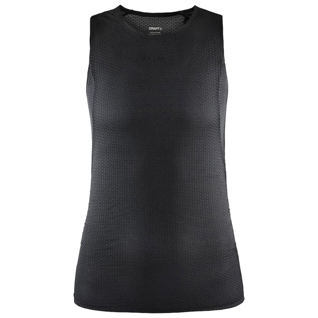 Black - Front - Craft Womens-Ladies Pro Dry Sleeveless Base Layer Top
