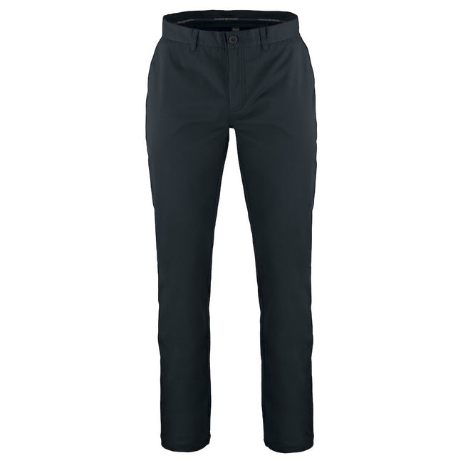 Black - Front - Projob Mens Chinos