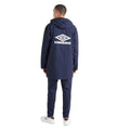 Dark Navy - Back - Umbro Mens Drill Parka