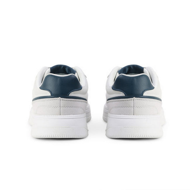 White-Stellar Blue - Back - Umbro Mens Greco Logo Sneakers