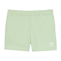 Subtle Green-White - Front - Umbro Womens-Ladies Core Sweat Shorts