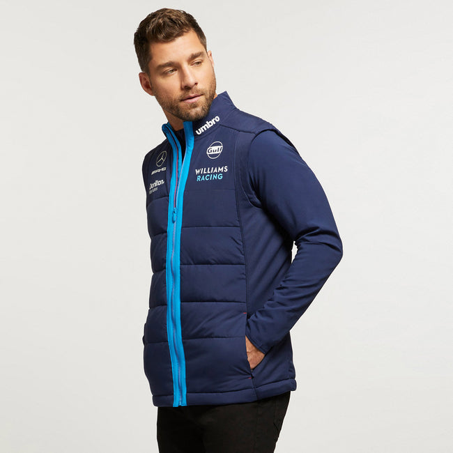 Peacoat-Diva Blue - Lifestyle - Umbro Mens 23 Williams Racing Vest