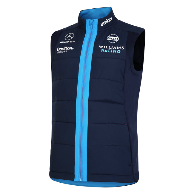 Peacoat-Diva Blue - Front - Umbro Mens 23 Williams Racing Vest