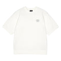Ecru-High Rise Gray - Front - Umbro Mens Core Short-Sleeved Sweatshirt