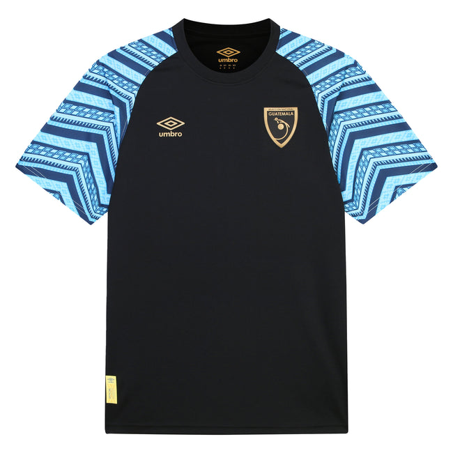 Black - Front - Umbro Mens Pre Match Guatemala Jersey