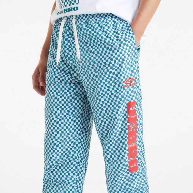 Shaded Spruce-Brilliant White - Side - Umbro Mens MTV Sweatpants