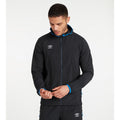 Black - Side - Umbro Mens Shower Training Jacket