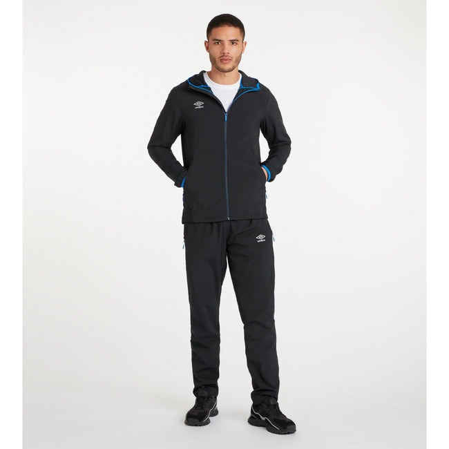 Black - Pack Shot - Umbro Mens Shower Training Jacket