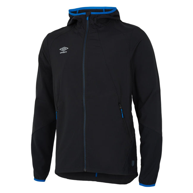 Black - Front - Umbro Mens Shower Training Jacket