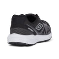 Black-Metallic White - Back - Umbro Mens Pro Runner Sneakers