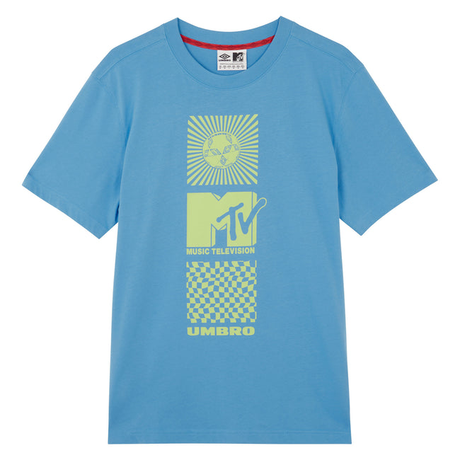 Malibu Blue - Front - Umbro Mens MTV T-Shirt