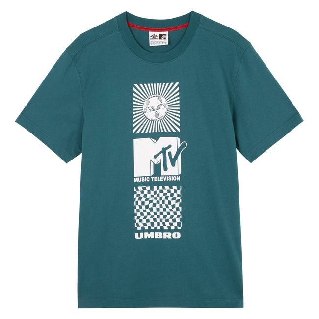Shaded Spruce - Front - Umbro Mens MTV T-Shirt