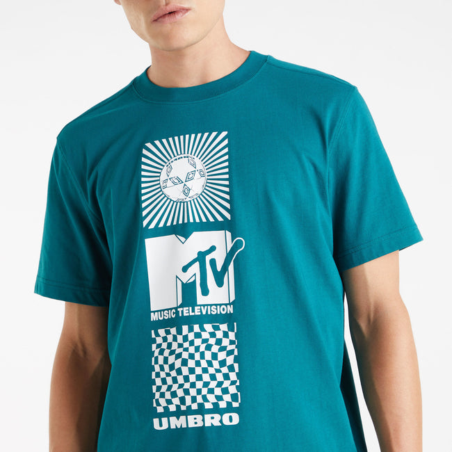 Shaded Spruce - Side - Umbro Mens MTV T-Shirt
