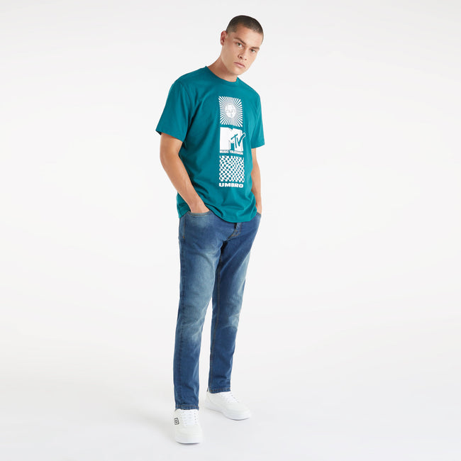 Shaded Spruce - Pack Shot - Umbro Mens MTV T-Shirt