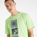 Jade Lime - Side - Umbro Mens MTV T-Shirt