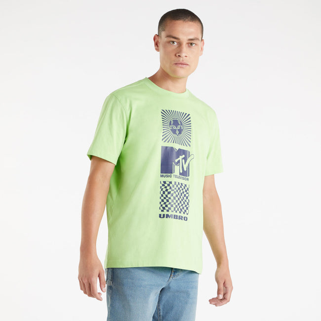 Jade Lime - Lifestyle - Umbro Mens MTV T-Shirt