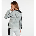 Mist-Black - Back - Umbro Womens-Ladies Tech ZT Reflective Jacket