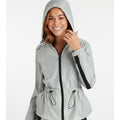 Mist-Black - Side - Umbro Womens-Ladies Tech ZT Reflective Jacket