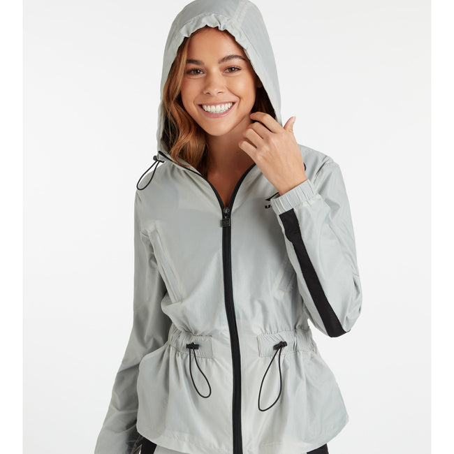 Mist-Black - Side - Umbro Womens-Ladies Tech ZT Reflective Jacket