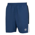 Navy-Dark Navy-White - Front - Umbro Mens Training Rugby Shorts