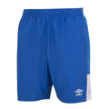 Royal Blue-French Blue-White - Front - Umbro Mens Training Rugby Shorts