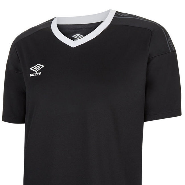 Black-White - Side - Umbro Mens Legacy Jersey