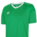 Emerald-White - Side - Umbro Mens Legacy Jersey