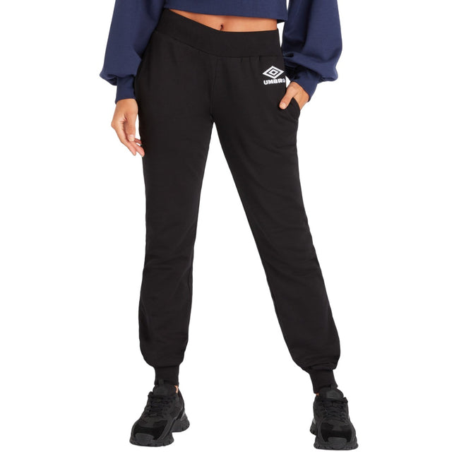 Black - Lifestyle - Umbro Womens-Ladies Classico Sweatpants