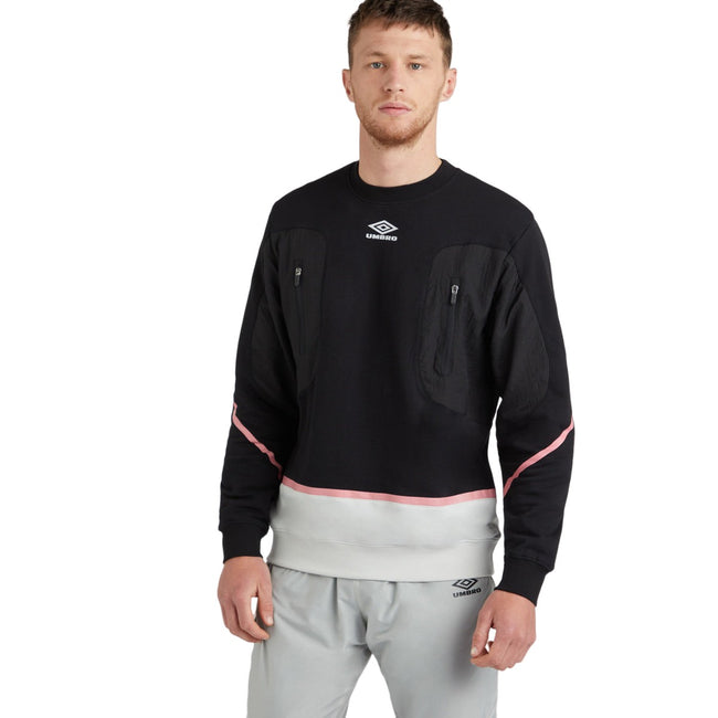 Black-Mist - Lifestyle - Umbro Mens Elite Tech Sweatshirt
