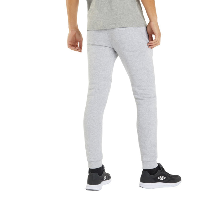 Black-Gray Marl - Back - Umbro Mens Active Style Skinny Sweatpants