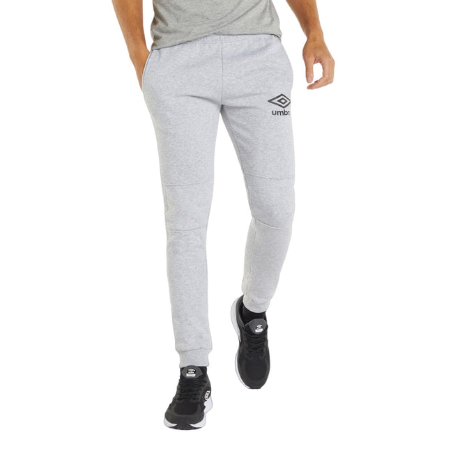 Black-Gray Marl - Lifestyle - Umbro Mens Active Style Skinny Sweatpants